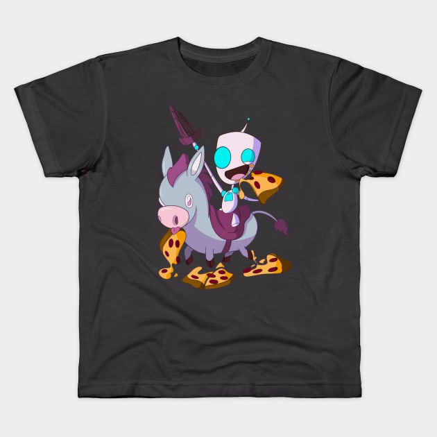 Noble Steed Kids T-Shirt by Hearts